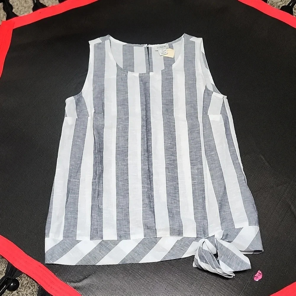 JCrew sleevless summer top size 00 womens box3